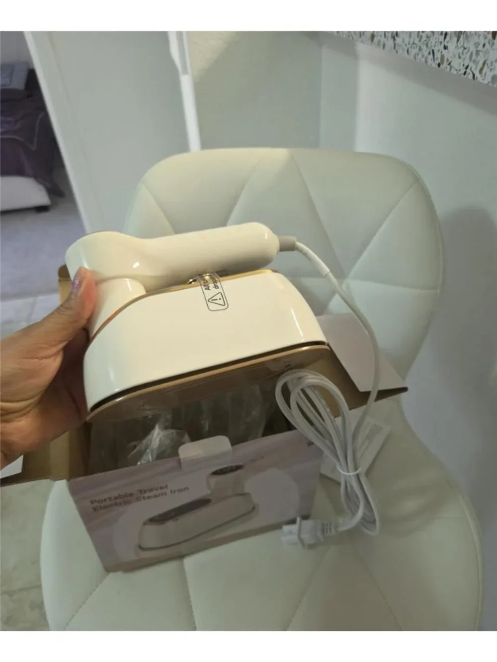 Travel Steamer, 1200W Portable Handheld Fabric Steamer for Clothes